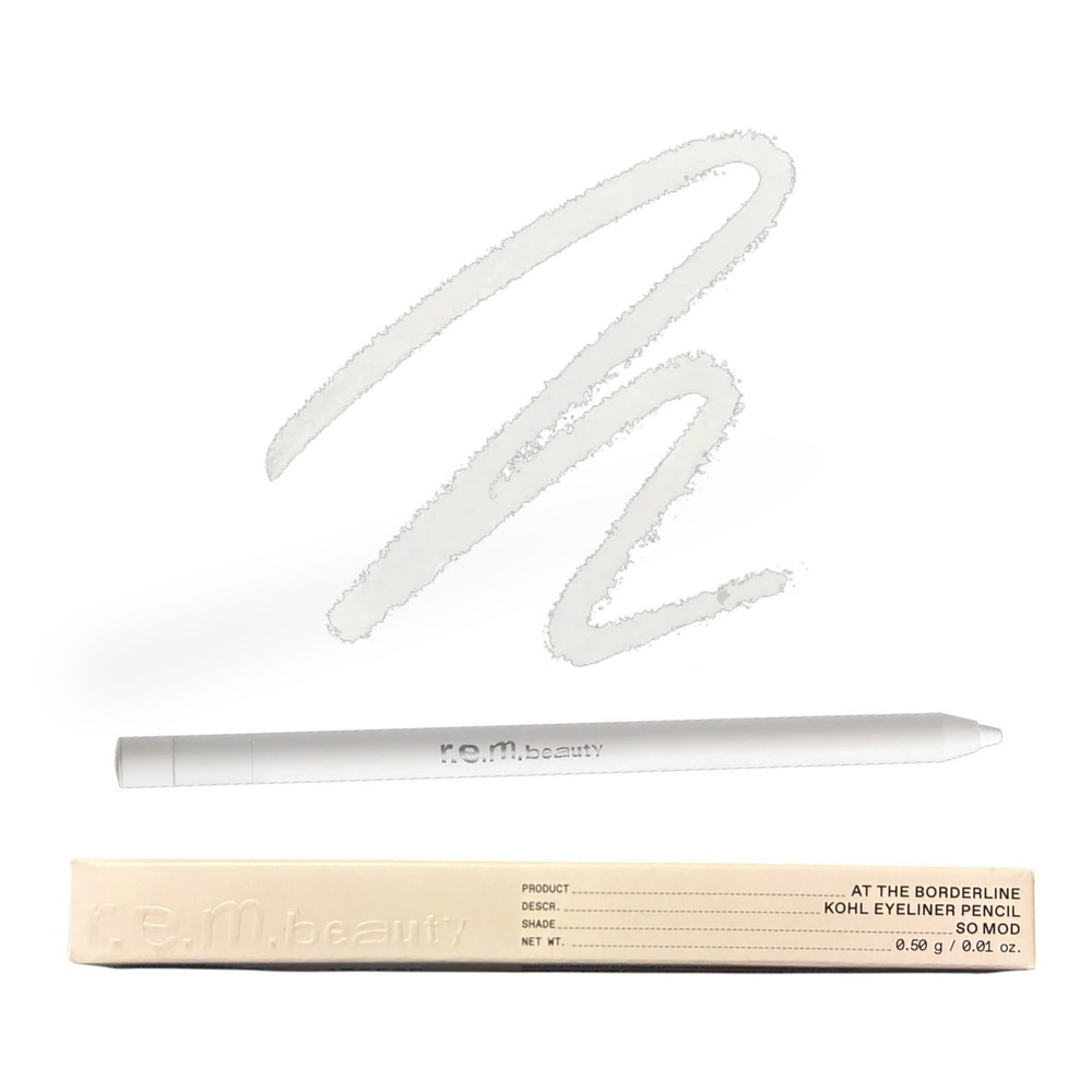 r.e.m. beauty At The Borderline Kohl Eyeliner Pencil So Mod Bright White NIB